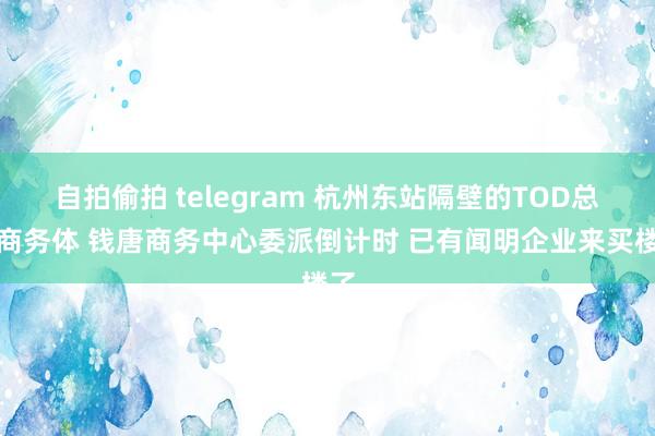 自拍偷拍 telegram 杭州东站隔壁的TOD总部商务体 钱唐商务中心委派倒计时 已有闻明企业来买楼了